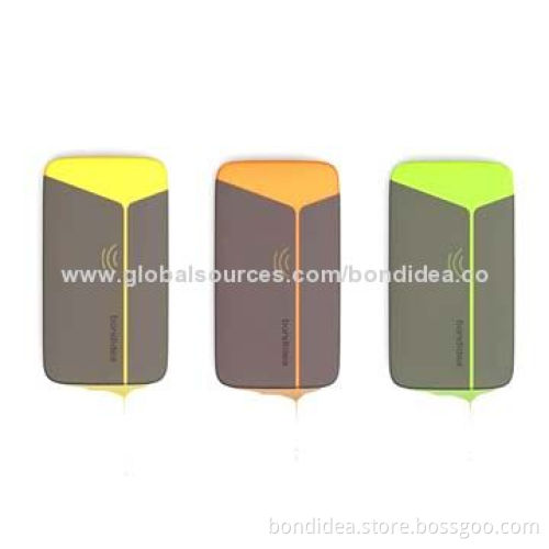 Power Banks with Wireless Charger for Mobile Phones, 5V/1,000mA Charging Voltage and Current